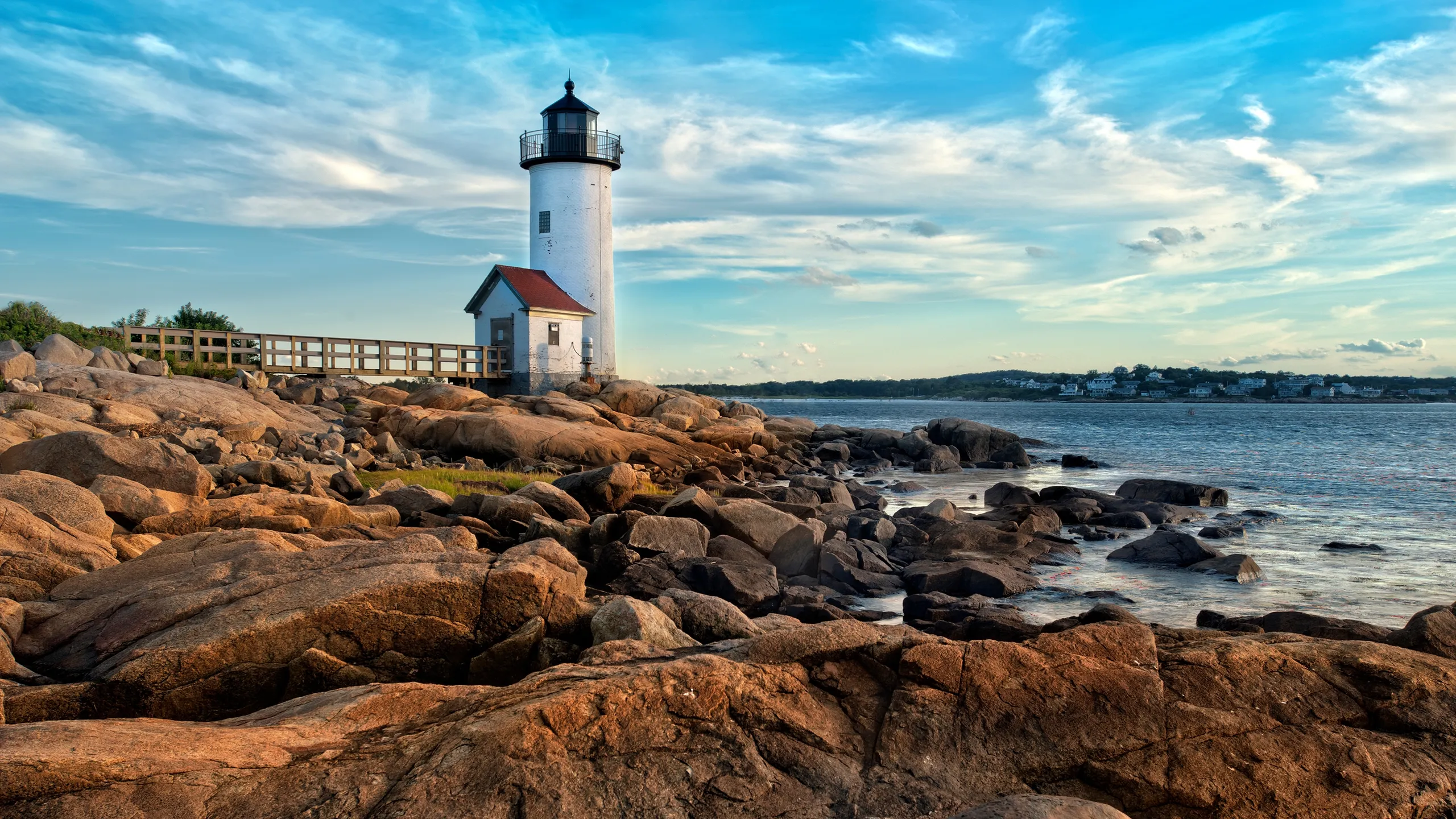 Annisquam lighthouse in Massachusetts