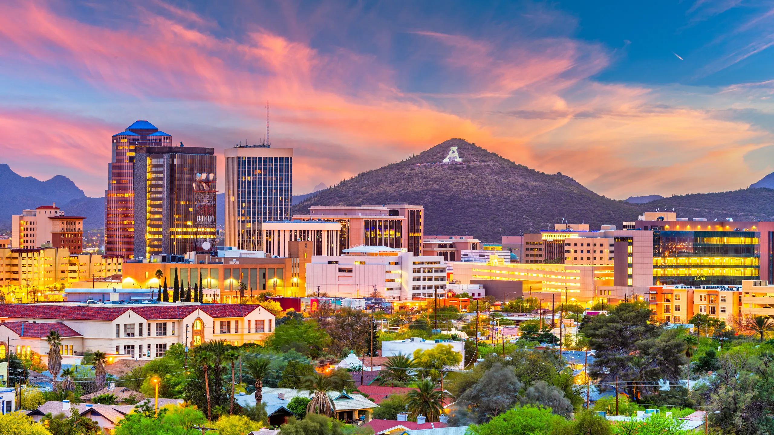 Tucson, Arizona, USA Skyline