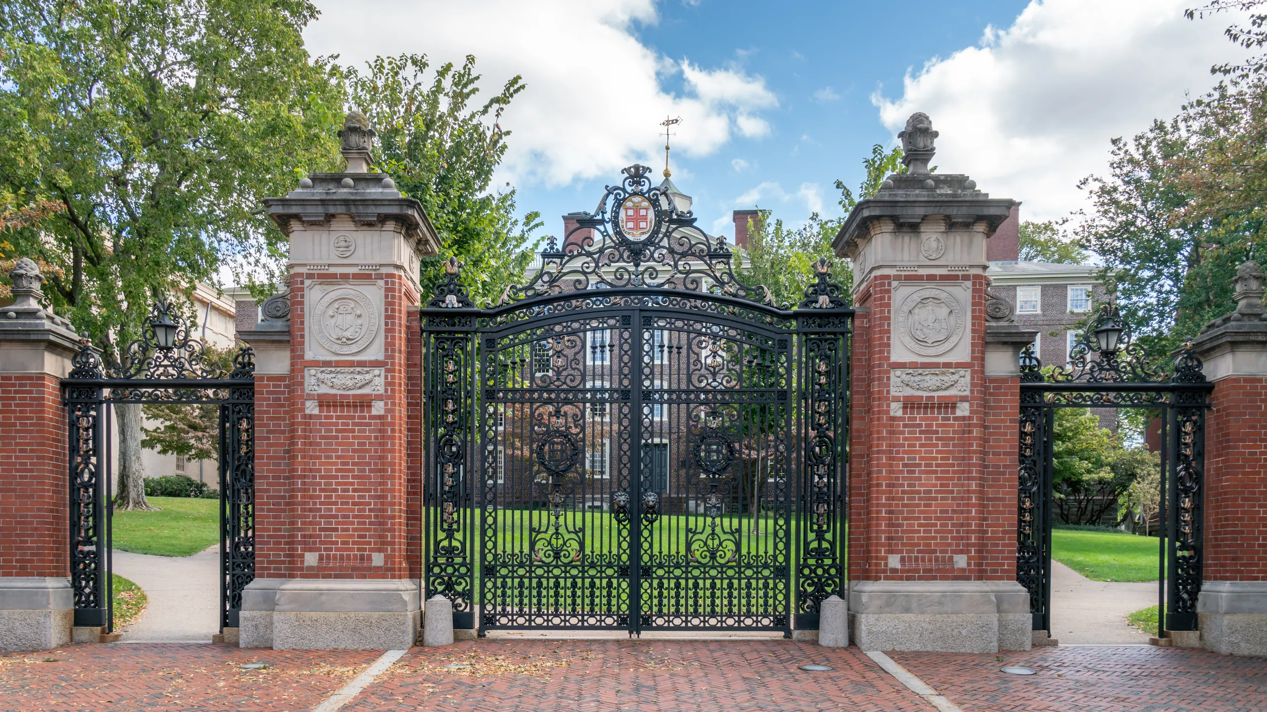 Van Wickle Gates at the Campus of Brown University
