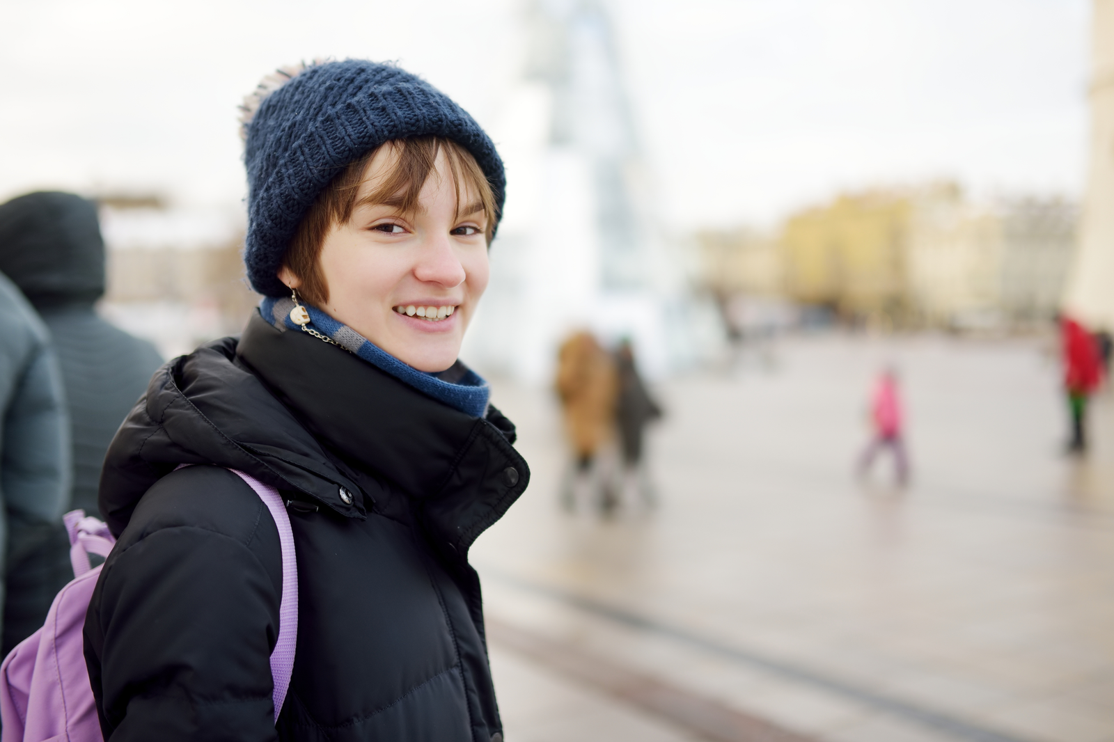High school student on winter break planning for college prep