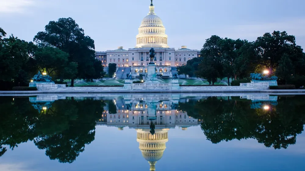Washington,Dc,,Us,Capitol,Building,In,A,Cloudy,Sunrise,With