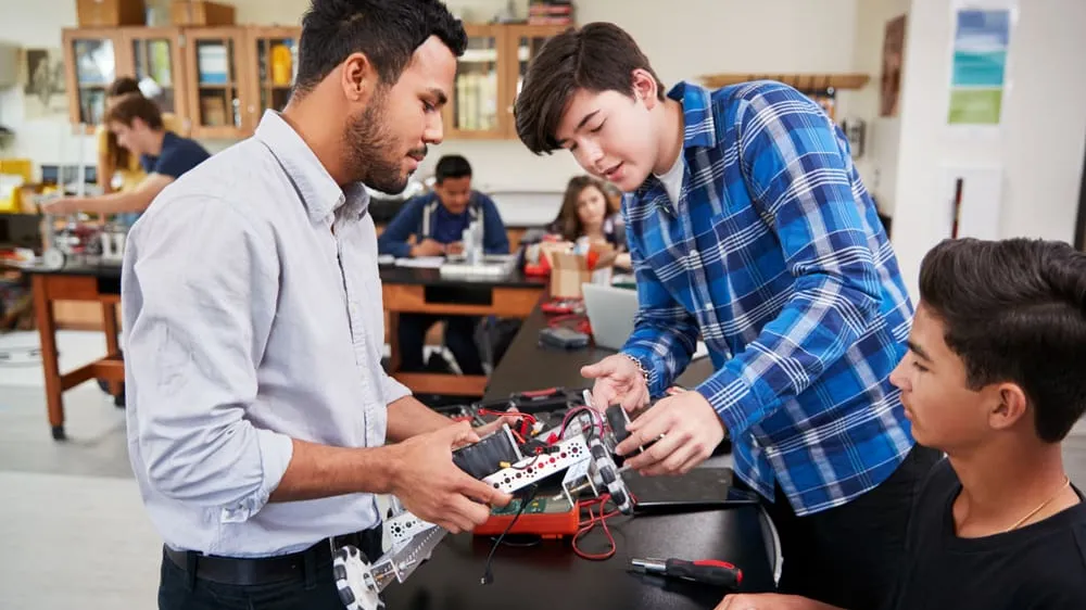 Engineer students