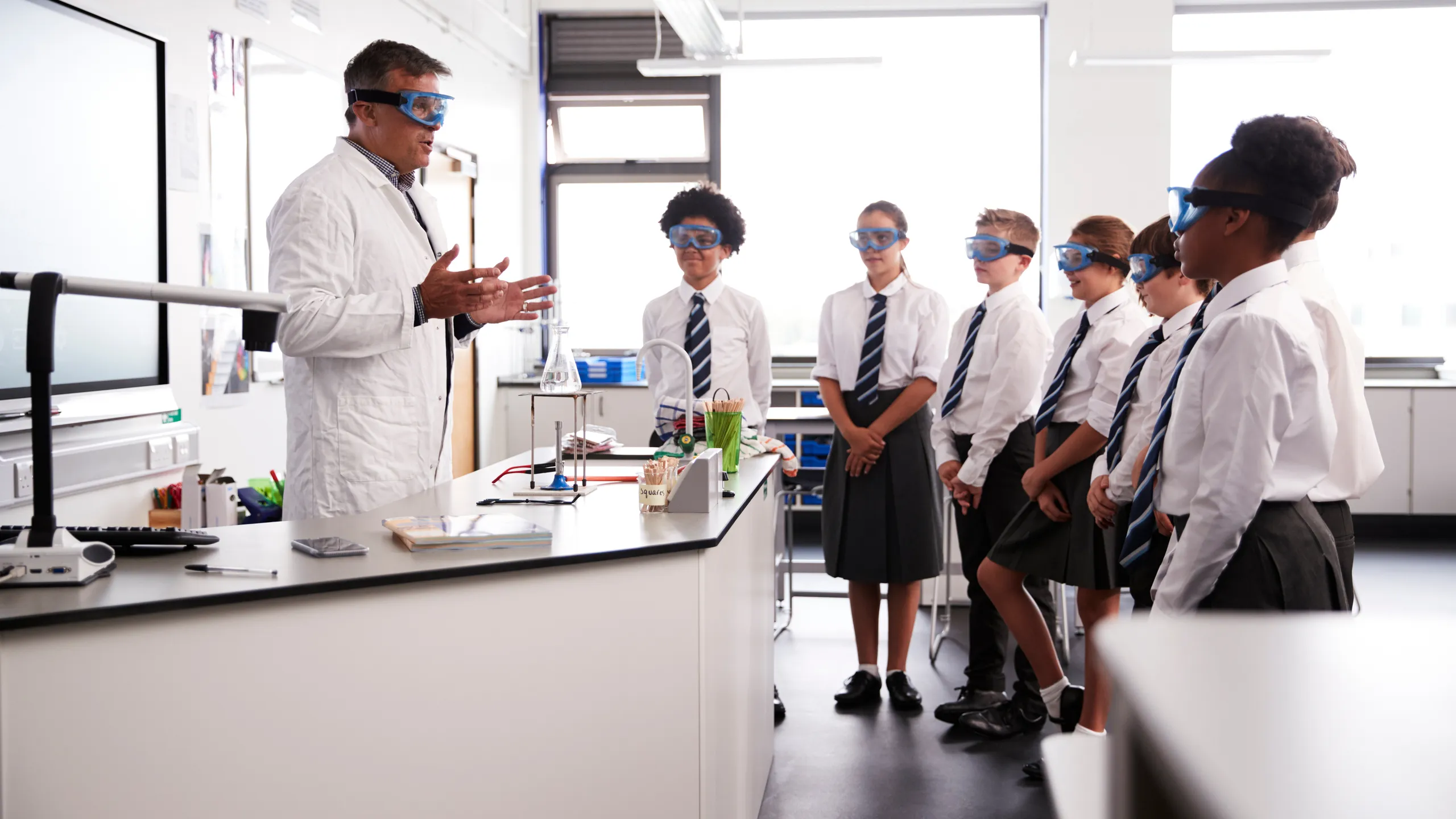 highschool science class
