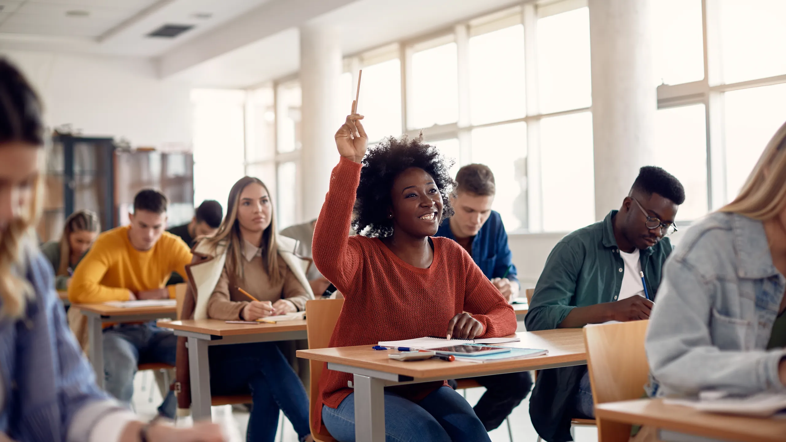 students in classroom