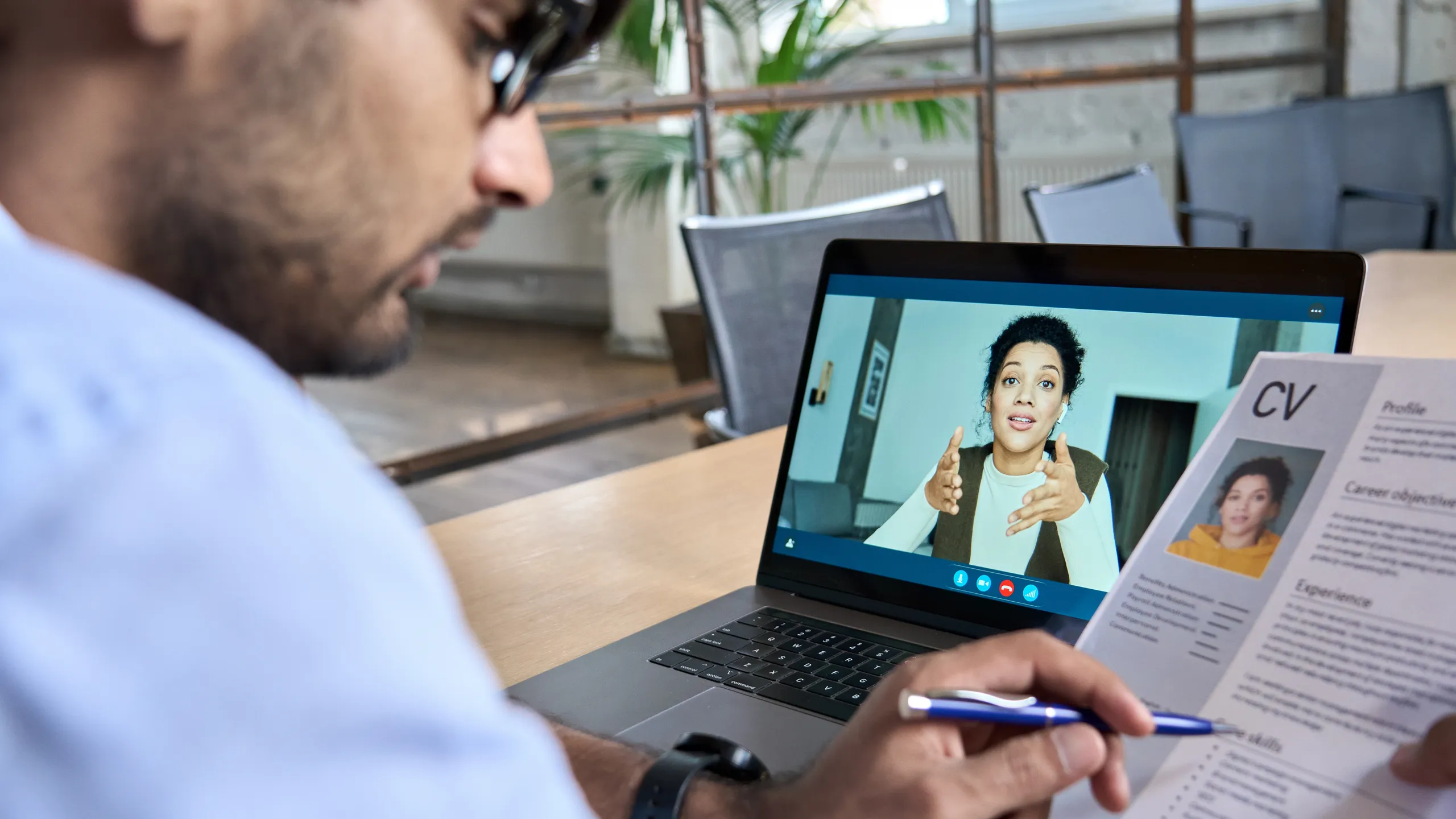 virtual job interview