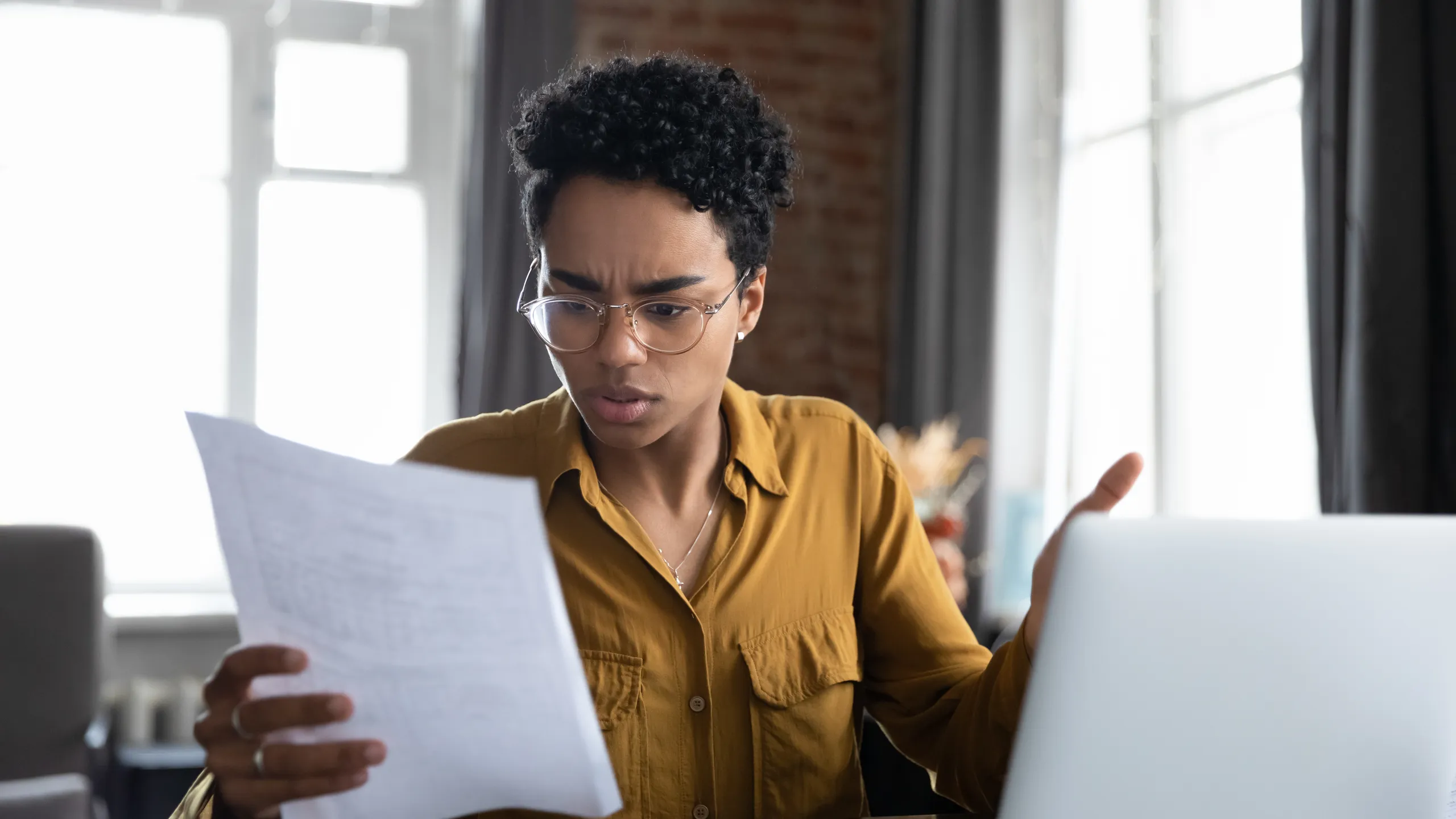 frustrated businesswoman