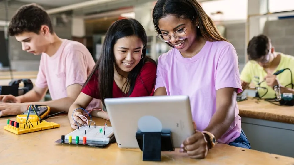 students in stem program