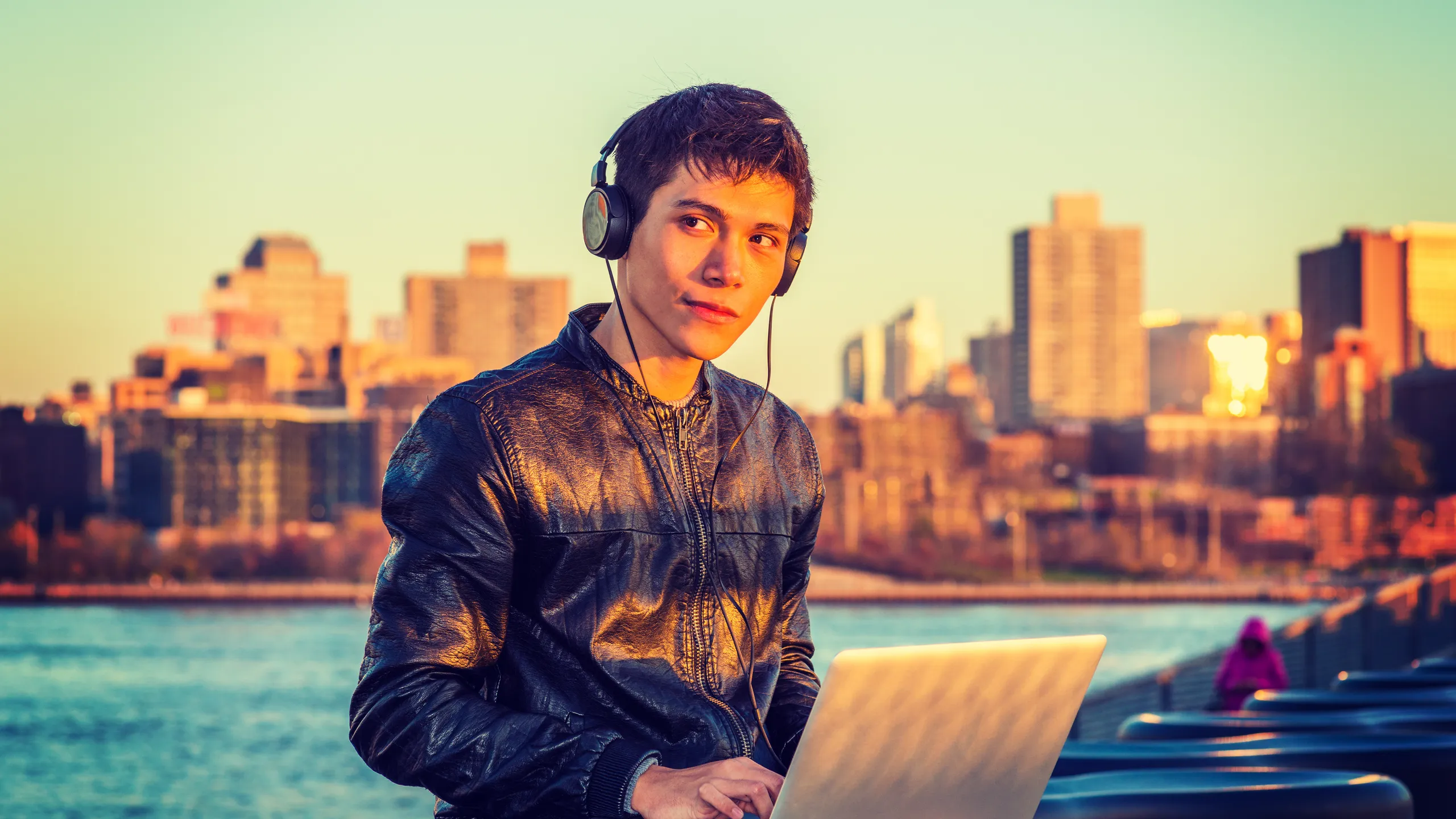student working in nyc
