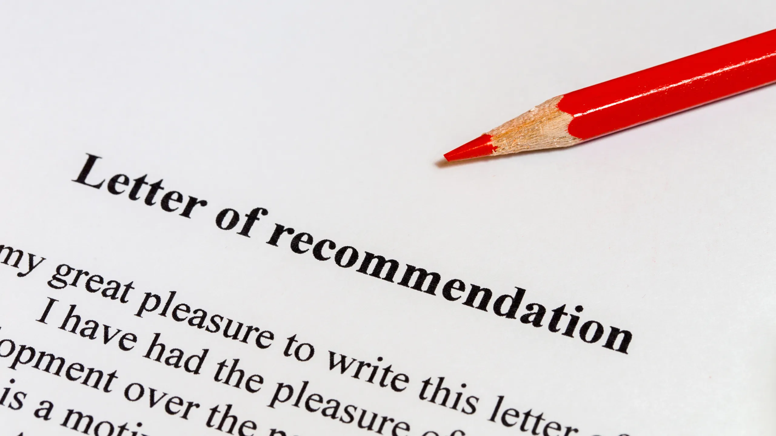 letter of recommendation