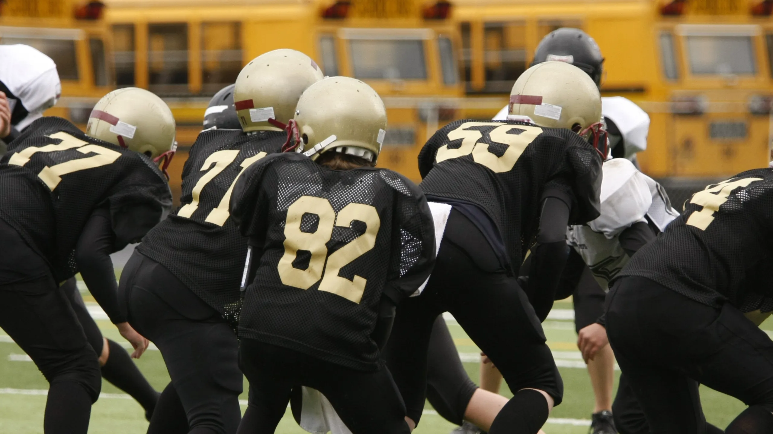 football student athletes playing a game