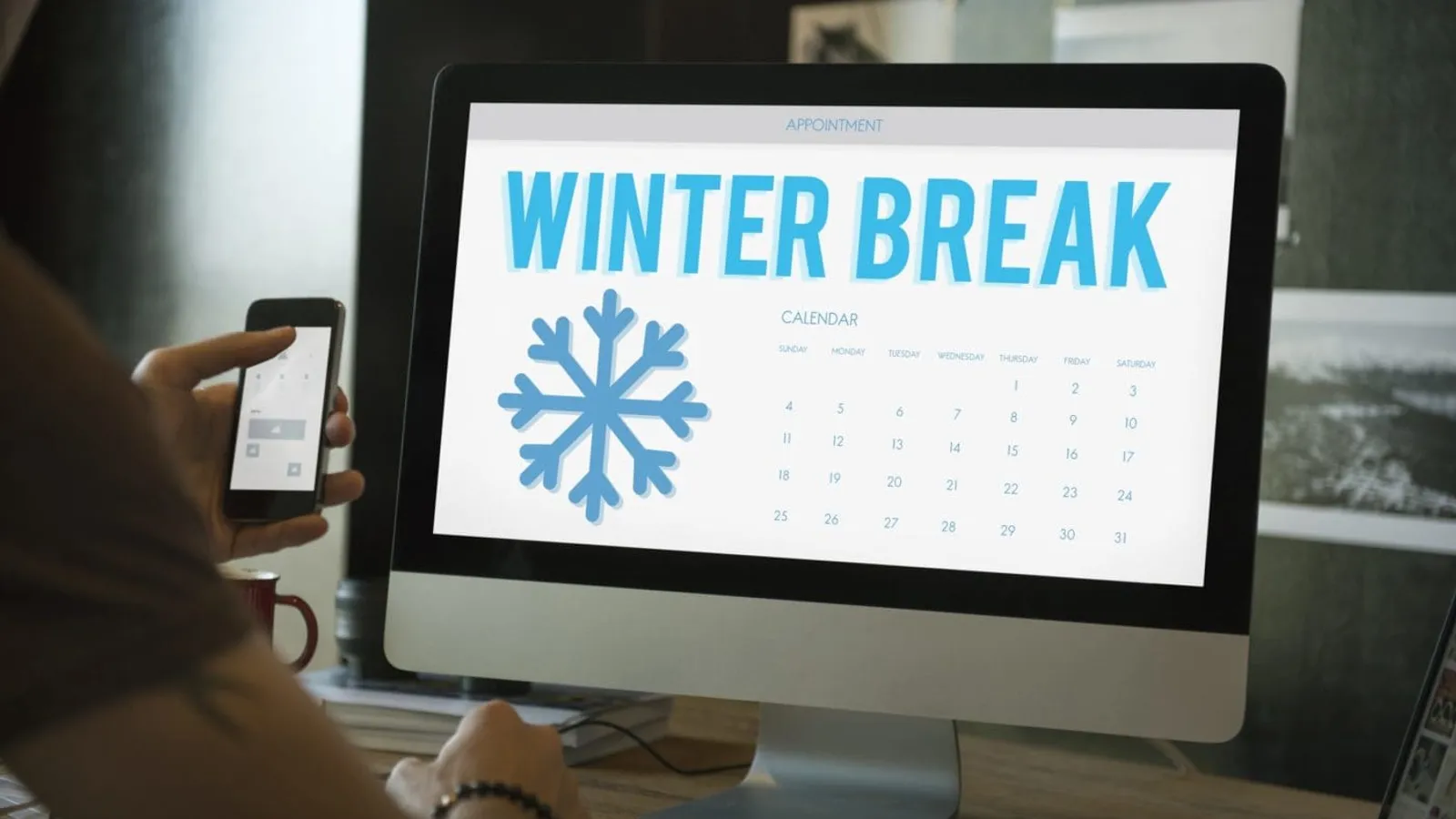 winter break college apps planning