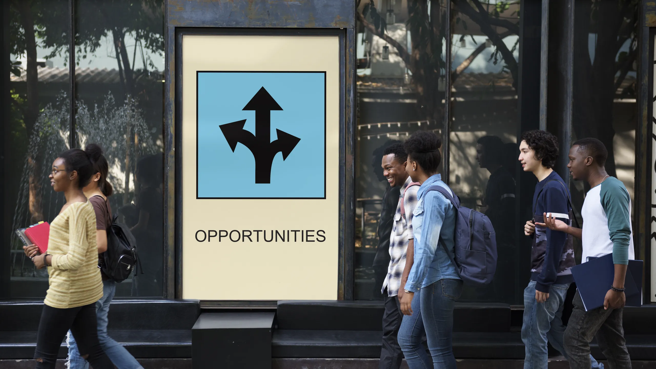 Student facing decisions in high school for opportunities