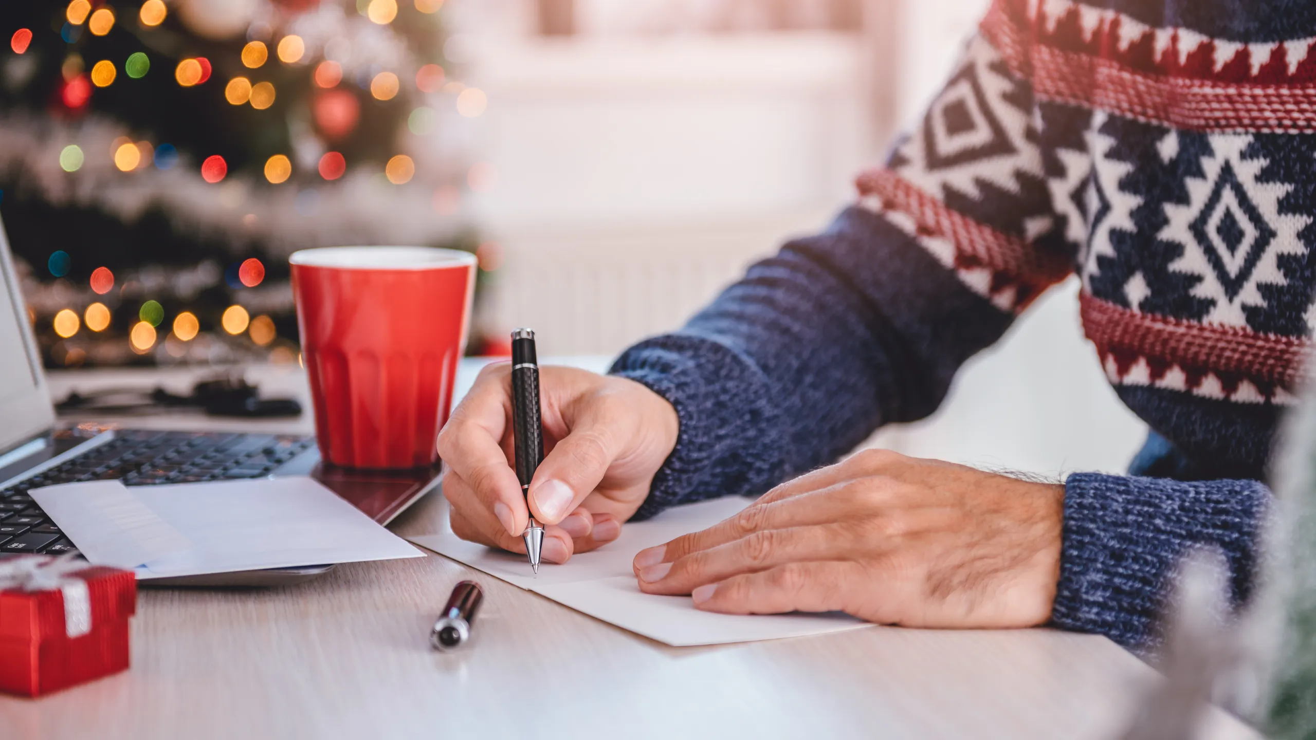 writing greeting card