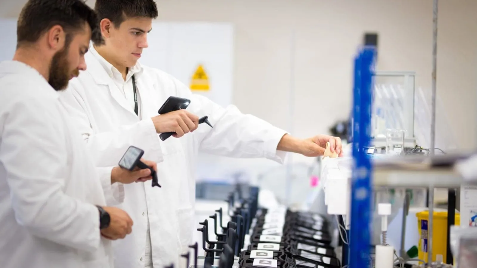 young lab worker